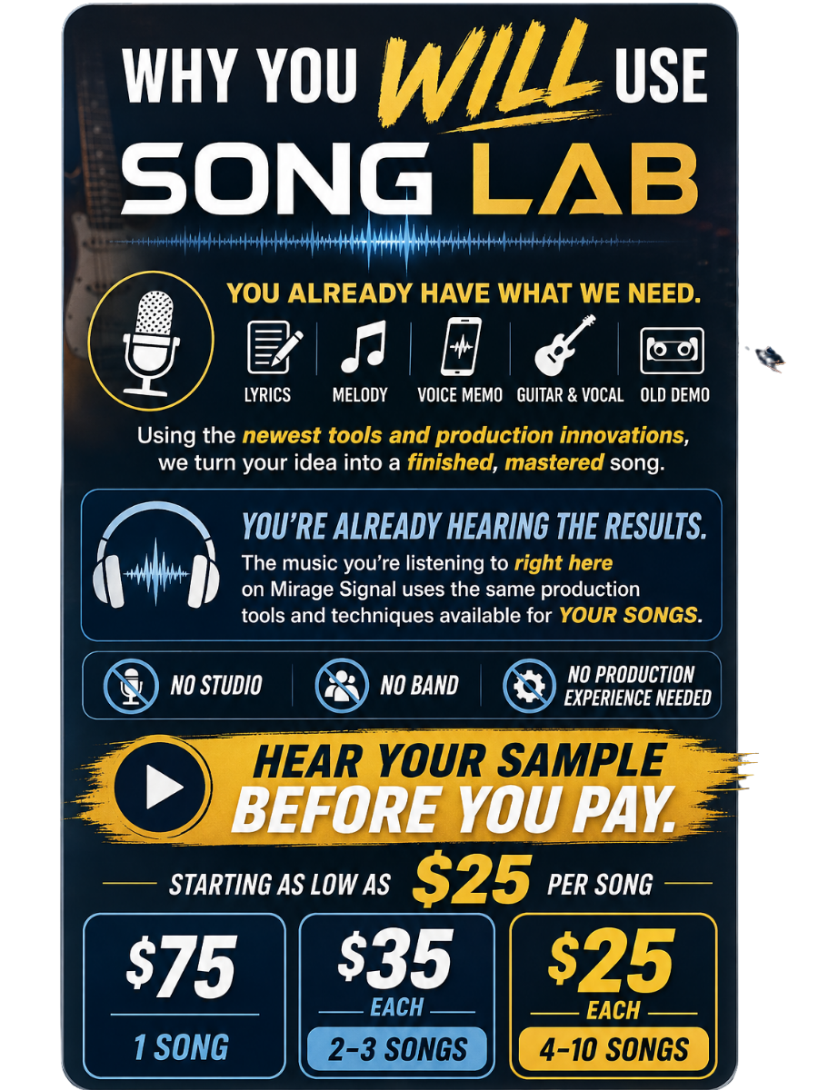 Mirage Signal Song Lab Special Offer